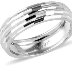 Diamond Cut 925 Sterling Silver Ring